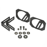 Rugged Ridge 07-18 Jeep Wrangler JK 3.5in Round / 3in Cube LED Light Mount Brackets - 11232.23