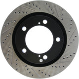 StopTech 07-09 Toyota Tundra / 08-09 Toyota Sequoia Front Left Slotted & Drilled Rotor - 127.44156L