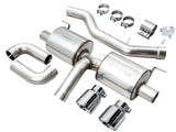 AWE 19-23 BMW 330i / 21-23 BMW 430i Base G2X Touring Axle Back Exhaust - Chrome Silver - 3015-32429