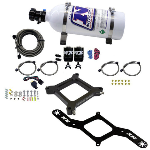 Nitrous Express 4150 Assassin Plate Stage 6 Nitrous Kit (50-300HP) w/5lb Bottle - 67040-05