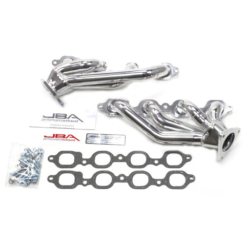 JBA 14-19 GM Truck 5.3L/6.2L DFI 1-5/8in Primary Silver Ctd Cat4Ward Header - 1850S-4JS