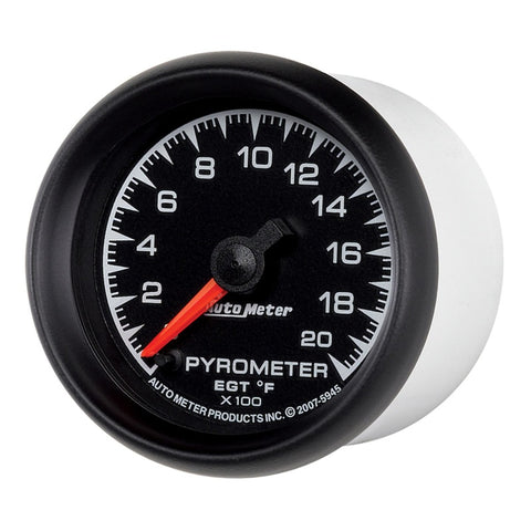 Autometer ES 52mm Full Sweep Electronic 0-2000 Degree F EGT/Pyrometer Gauge - 5945