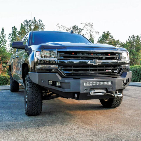 Westin 15-19 Chevrolet Silverado 2500/3500 Pro-Series Front Bumper - Textured Black - 58-411165
