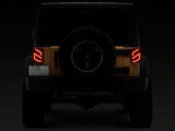 Raxiom 07-18 Jeep Wrangler JK Axial Series Trident LED Tail Lights- Blk Housing (Smoked Lens) - J173718
