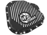 aFe POWER Pro Series Rear Diff Cover Black w/ Machined Fins Ford F-250/350 23-26 (Sterling 11.6) - 46-71490B