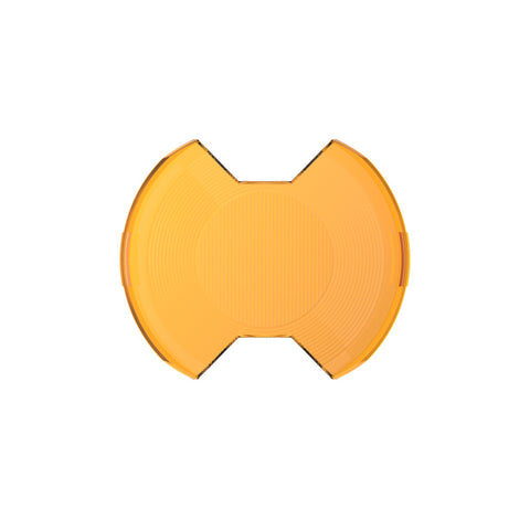 KC HiLiTES SlimLite 6in Light Shield - Spread Beam - Amber - 5122