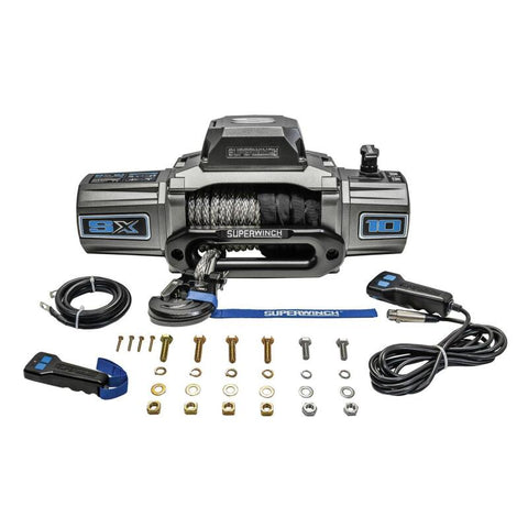 Superwinch 10000 LBS 12V DC 3/8in x 80ft Synthetic Rope SX 10000 Winch - 1710201