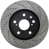 StopTech 07-13 Lexus ES 250/ES 300/ ES330/ES350 SportStop Drilled Left Front Rotor - 128.44146L
