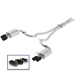 Ford Racing 2018+ Mustang GT 5.0L Cat-Back Extreme Exhaust System w/ Quad Black Chrome Tips - M-5200-M8EBA