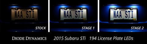 Diode Dynamics 15-19 Subaru WRX Interior Light Kit Stage 1 - Blue - DD0262