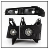 xTune Chevy Colorado 04-12 OEM Headlights w/ Bumper Lights Black HD-JH-CCOL04-SET-BK - 9032110