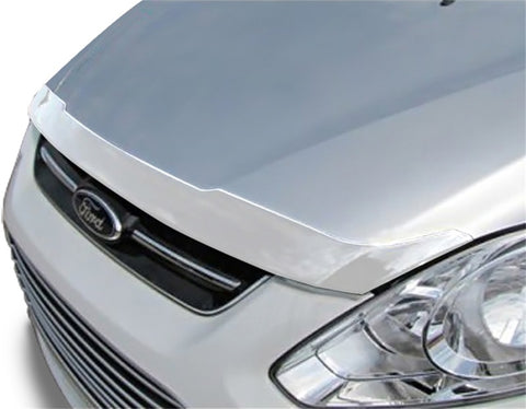 AVS 13-18 Ford C-Max Aeroskin Low Profile Hood Shield - Chrome - 620032