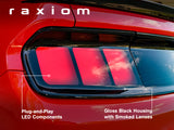 Raxiom 15-22 Ford Mustang Profile LED Tail Lights - Gloss Black Housing (Smoked Lens) - 402183