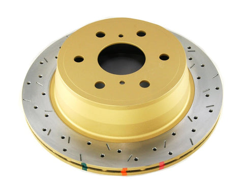DBA 06-08 Chevrolet Silverado/GMC Sierra 4000 Series Drilled and Slotted Rear Rotor - DBA42011XS