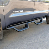 Westin 07-21 Toyota Tundra CrewMax Outlaw Drop Nerf Step Bars - Textured Black - 20-13255