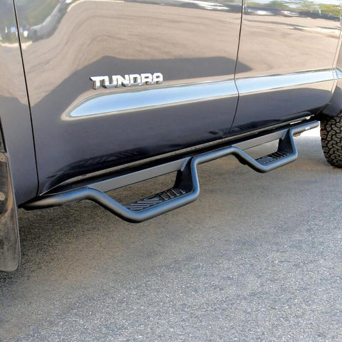 Westin 07-21 Toyota Tundra CrewMax Outlaw Drop Nerf Step Bars - Textured Black - 20-13255