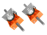aFe Control PFADT Series Engine Mount Set; Chevrolet Corvette (C5/C6) 97-13 Orange - 450-401007-N