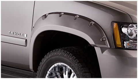 Bushwacker 07-14 Chevy Tahoe Pocket Style Flares 2pc Does Not Fit LTZ - Black - 40071-02