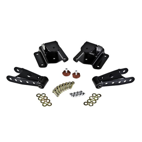 Belltech SHACKLE AND HANGER KIT 94-99 RAM 1500 StdCab 4inch - 6580