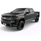EGR 19-22 Chevrolet Silverado 1500 Traditional Bolt-On Look Fender Flares Black Set Of 4 - 791694-GBA