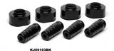 Daystar 1997-2006 Jeep Wrangler TJ - 1 3/4in (Coil Spacers & Ext Bump Stops) Front & Rear (Pair) - KJ09103BK