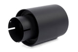 Dinan Double-Walled 4in Clamp-On Exhaust Tip - Black - 4in Outlet / 2.75in Inlet - D663-0556-BOX