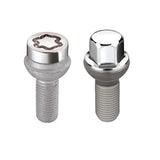 McGard 5 Lug Hex Install Kit w/Locks (Radius Seat Bolt) M14X1.5 / 17mm Hex / 26.3mm Shank L - Chrome - 68018