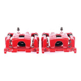 Power Stop 09-14 Nissan Maxima Rear Red Calipers w/Brackets - Pair - S6240