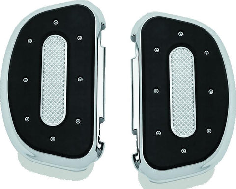 Kuryakyn Heavy Industry Passenger Floorboards Touring Models Chrome - 7043
