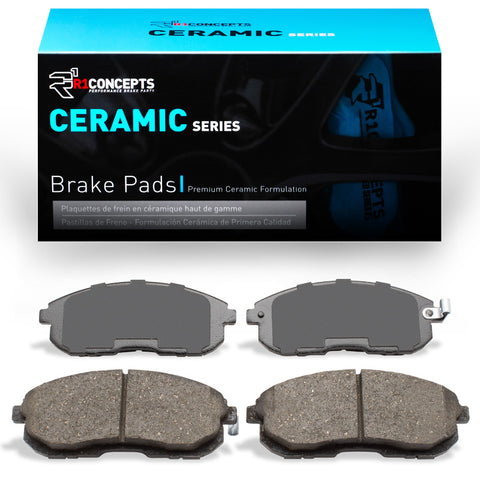 R1 1989-06 Nissan Maxima Front Ceramic Brake Pads - 2310-0653-00