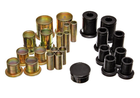 Energy Suspension 73-74 Camaro / 73 GrandAm/GrandPrix Black Control Arm Bushing Set - Complete Set - 3.3104G