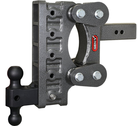 Gen-Y The Boss Torsion-Flex 2.5in Shank 9in Drop 2.4K TW 21K Hitch w/GH-061 Dual-Ball - GH-1315