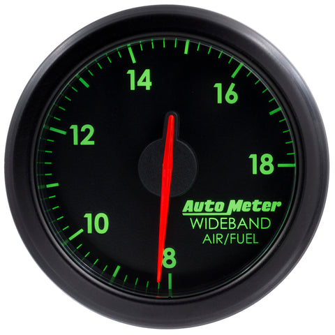 Autometer Airdrive 2-1/6in Wideband Air / Fuel Gauge 10:1-17:1 ARF Range - Black - 9178-T