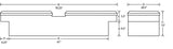 Lund Universal Aluminum Gull Wing Cross Box - Black - 79150PB