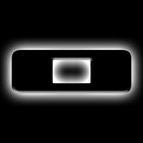 ORACLE Lighting Universal Illuminated LED Letter Badges - Matte Blk Surface Finish - O - 3141-O-001