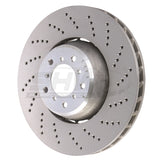 SHW 06-10 BMW M5 5.0L Right Front Cross-Drilled Lightweight Brake Rotor (34112282806) - BFR48061