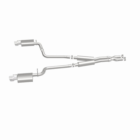 MagnaFlow 10-12 Cadillac CTS V6 3.0L (Exc AWD) Dual Split Rear Exit Stainless Cat Back Perf Exhaust - 15136