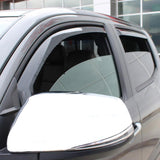 Westin 2016-2018 Toyota Tacoma Double Cab 4dr In-Channel Wind Deflector 4pc - Smoke - 72-88433