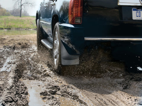WeatherTech 00-06 Chevrolet Suburban No Drill Mudflaps - Black - 110006-120006