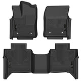 Husky Liners 2022 Toyota Tundra CrewMax X-ACT Front & 2nd Seat Floor Liner - Blk - 53798