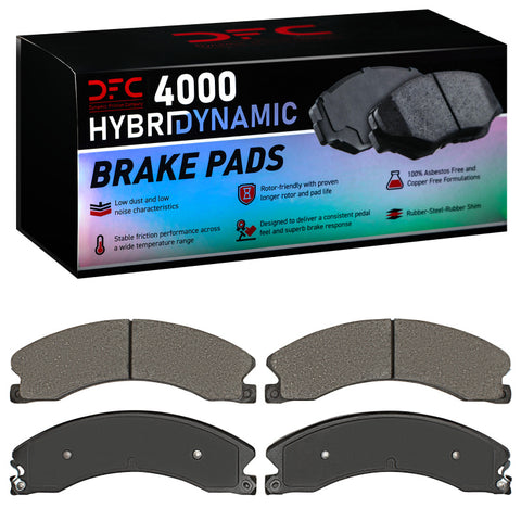 DFC 09-24 Nissan Titan Xd Front/Rear 4000 Hybridynamic Brake Pads - 4000-1565-00