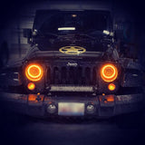 Oracle 7in High Powered LED Headlights - Black Bezel - ColorSHIFT - BC1 - 5769-335