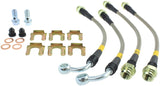 StopTech 05-06 LGT Stainless Steel Rear Brake Lines (4 Line Kit) - 950.47505