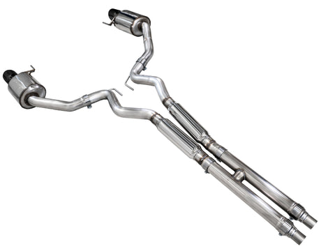 AWE Tuning 2024 Ford Mustang GT Fastback S650 RWD Touring Catback Exhaust w/ Dual Diamond Black Tips - 3015-33650