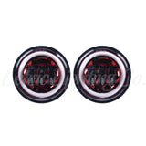 Letric Lighting 4.5 Passg Lamps Red/Full Halo - LLC-LPL-RH