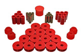Energy Suspension 55-75 Jeep CJ5/CJ6 Red Hyper-Flex Master Bushing Set - 2.18104R