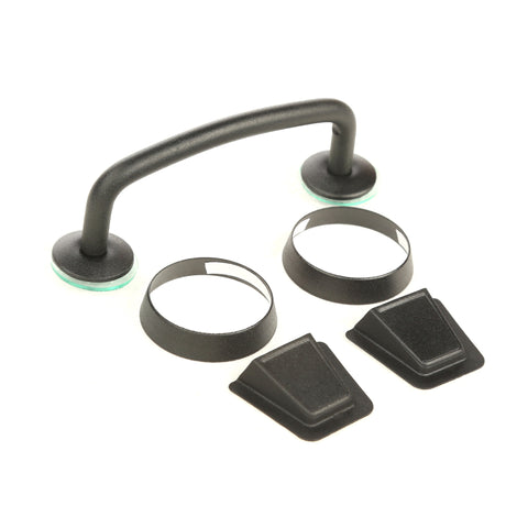 Rugged Ridge 13-18 Jeep Wrangler JK Black Windshield Tie Down Kit - 11201.06