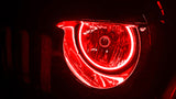 Oracle Jeep Wrangler JK 07-17 LED Waterproof Halo Kit - ColorSHIFT w/ Simple Controller - 3943-504