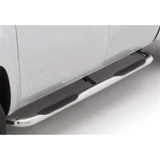 Lund 97-98 Ford F-150 SuperCab (3Dr) 4in. Oval Curved SS Nerf Bars - Polished - 23266412