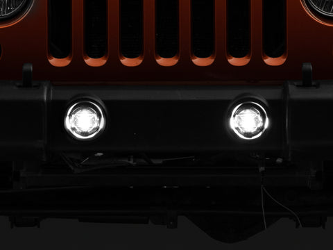 Raxiom 10-22 Jeep Wrangler JK/JL Axial Series LED Fog Lights - J127018